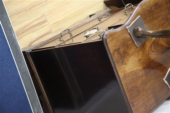 A mid 18th century mahogany chest, W.2ft 7in. D.1ft 8in. H.2ft 6in.